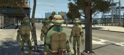 MOD das Tartarugas Ninja para GTA IV